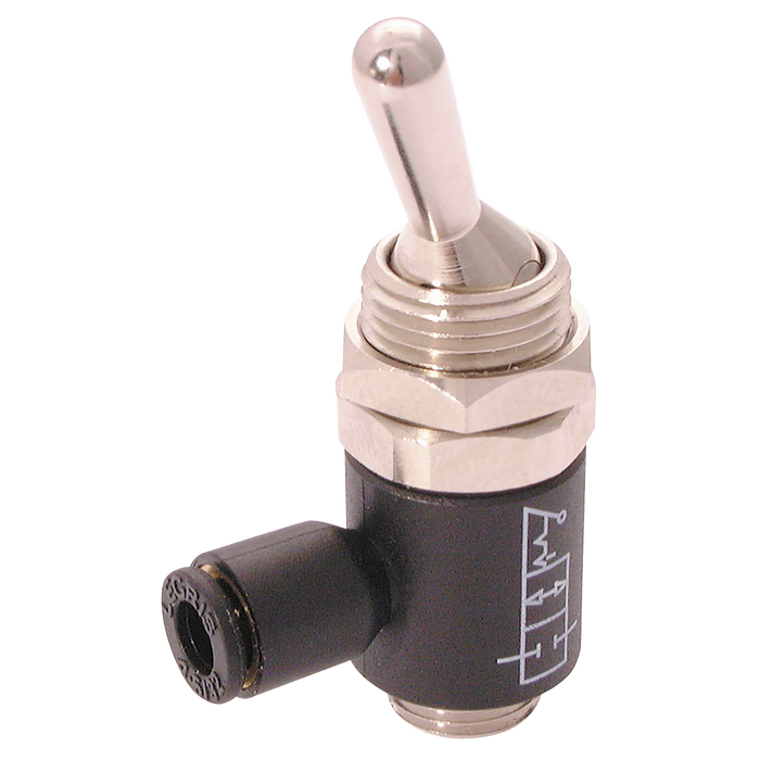 8Mmx1/4" 2/2 Manually Operated Valve