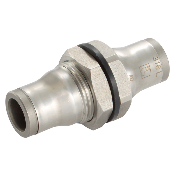 6Mm Equal Bulkhead Connector