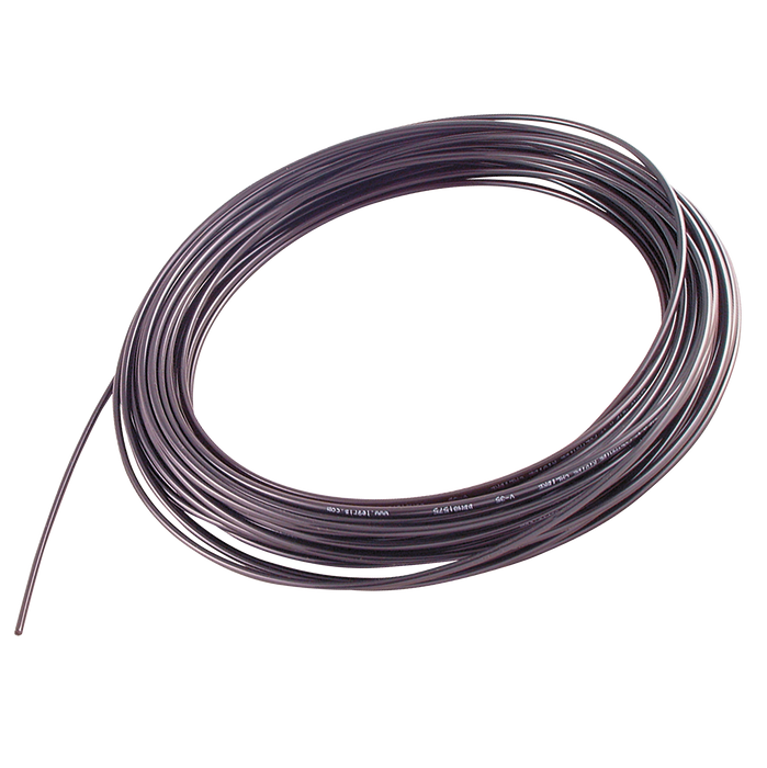6Mm Od X 4Mm Id Black Rigid Nylon 25Mt