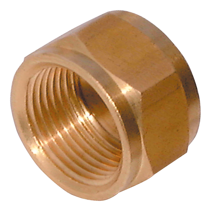1/4" Od Brass Nut