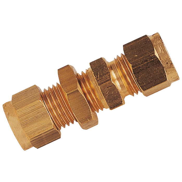 1/8" Bspp Male X 5/16" Od Equal Ended Bulkhead