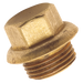 1/2" Bspp Male Flanged Blanking Plug
