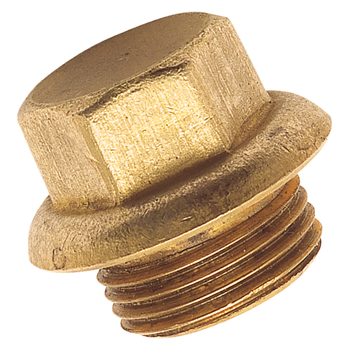1/4" Bspp Male Flanged Blanking Plug