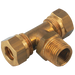 1/4" Bspt Male X 3/8"Od Stud Branch Tee