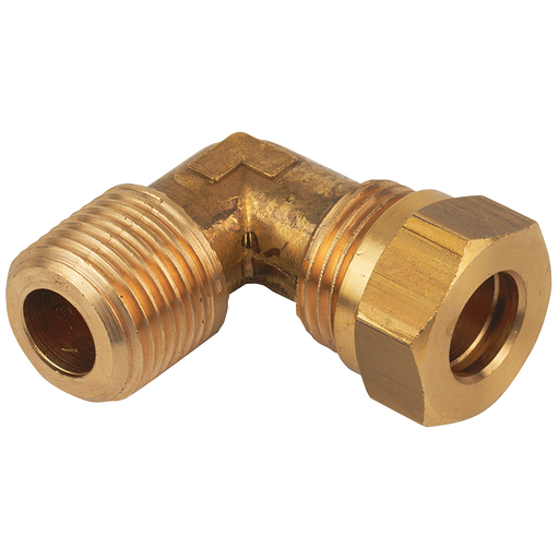 1/8" Bspt Male X 1/4" Od Male Stud Elbow
