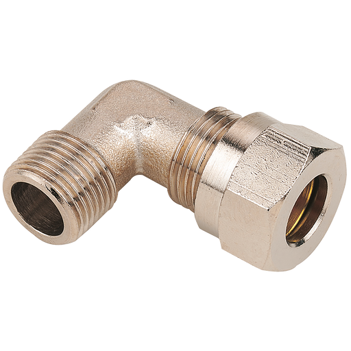 1/2" Bspt Male X 12Mm Od Male Stud Elbow
