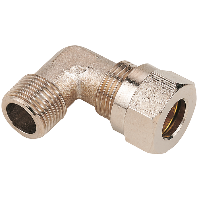 1/2" Bspt Male X 12Mm Od Male Stud Elbow