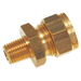 1/2" Bspt Male X 1/2" Od Male Stud Coupling
