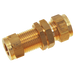 5/16" Od Equal Ended Bulkhead Coupling
