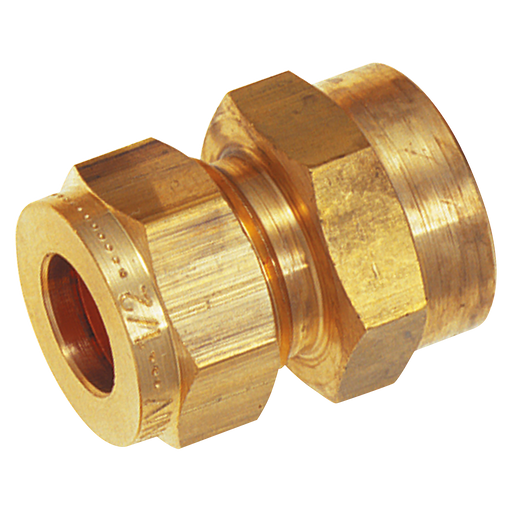 1/4" Bspp Female X 5/16" Od Female Stud Coupling