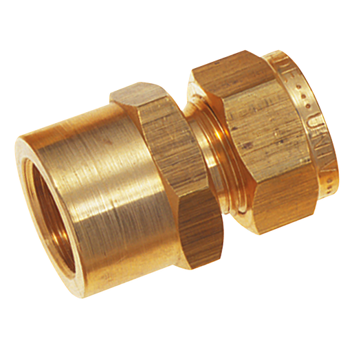 1/4" Bspp Female X 1/4" Od Female Pressure Connector