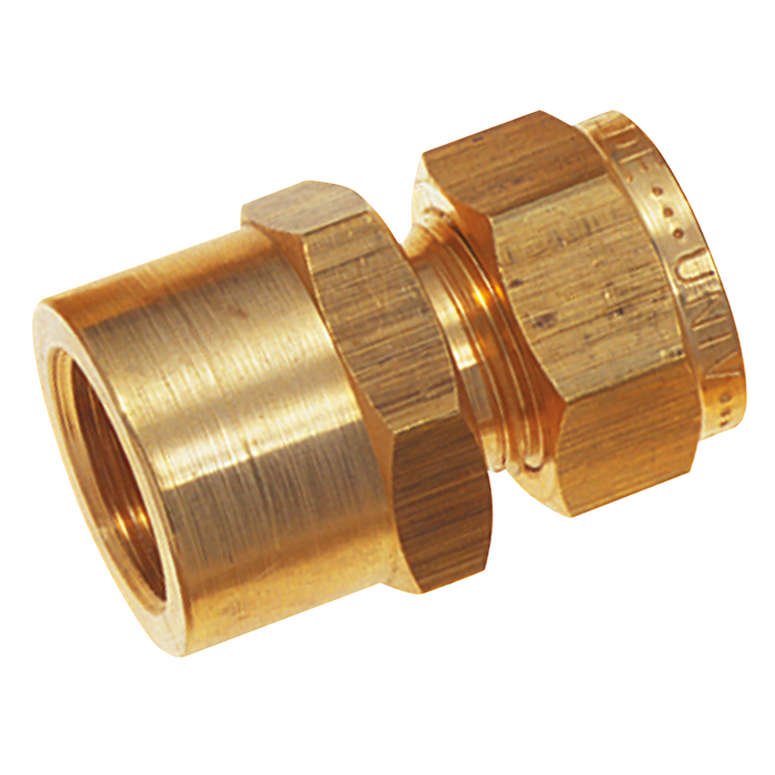 1/4" Bspp Female X 1/4" Od Female Pressure Connector