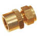 1/4" Bspp Female X 1/4" Od Female Pressure Connector