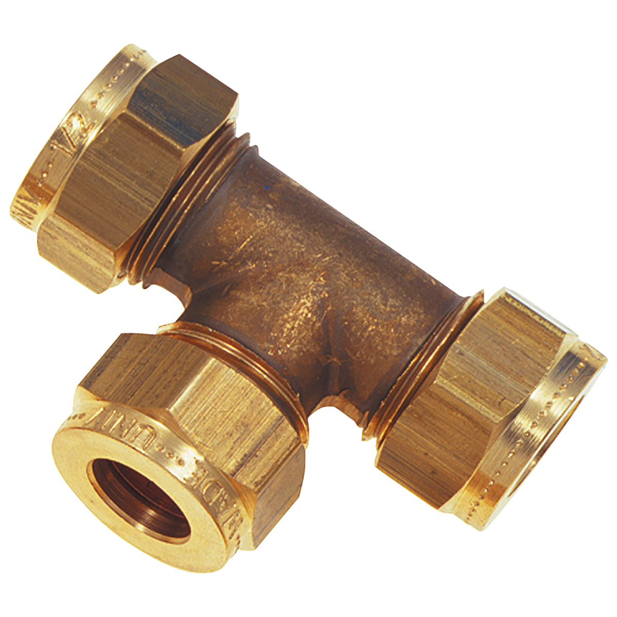 Wade WADE240 1/8" O/D Equal Tee — FluidAirFittings
