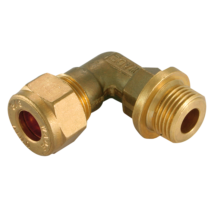 1/2" Bspp Male X 1/2" Od Male Stud Elbow