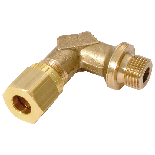 1/4" Bspp Male X 6Mm Od Male Stud Elbow