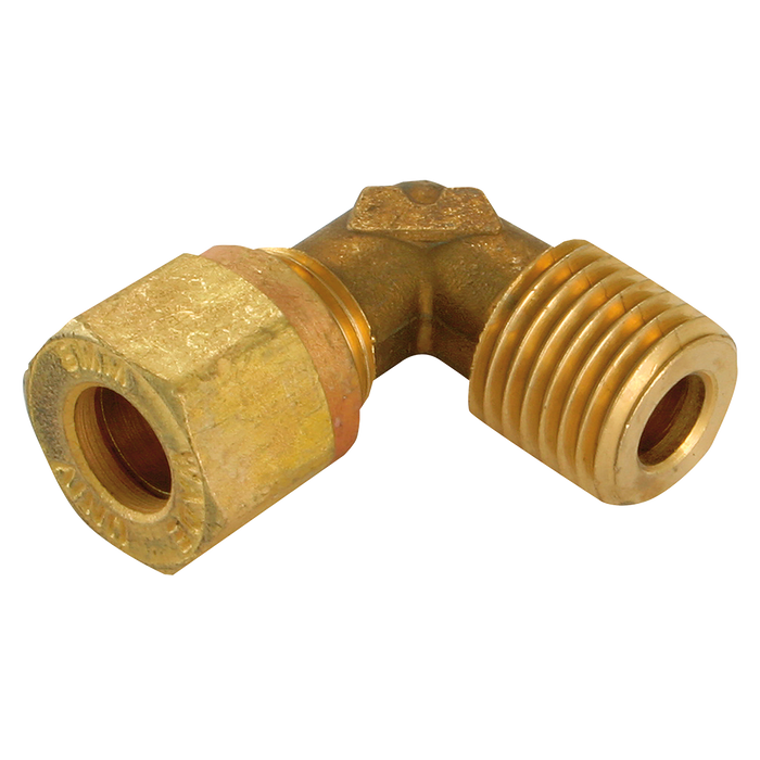 1/4" Npt Male X 10Mm Od Male Stud Elbow