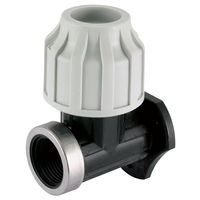 3/4" Bspp Female X 25Mm Od Wall Support Bracket