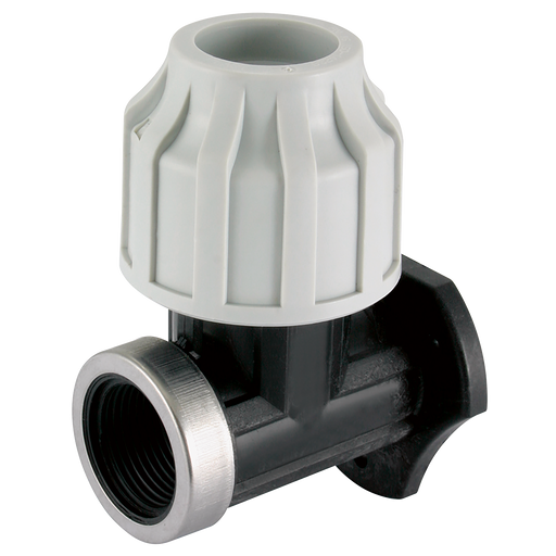 1/2" Bspp Female X 20Mm Od Wall Support Bracket