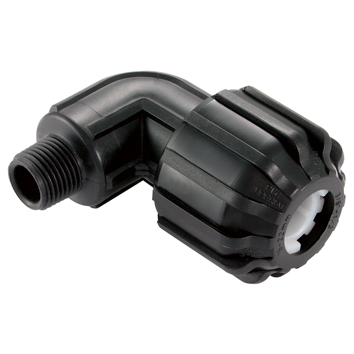 Ut 90¬¨‚Àû Elbow Male 15-22 (1/2") - 3/4"
