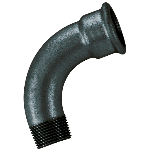 1/2" Bspt/Bsp Male/Fem 90 Bend Black
