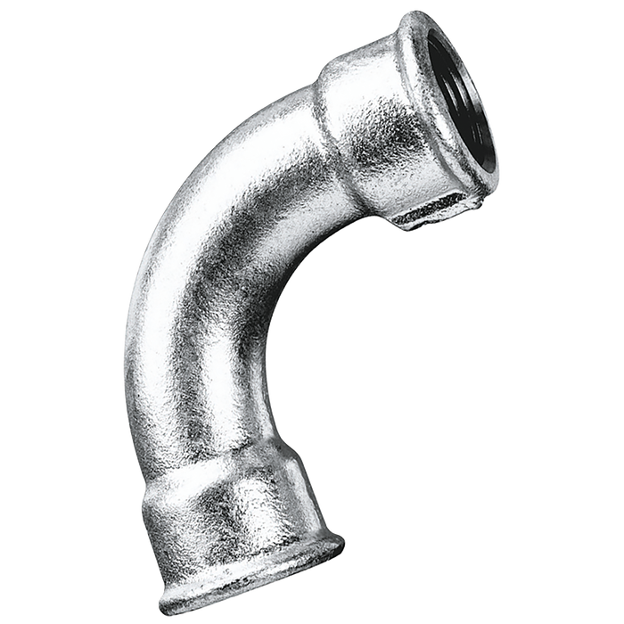 1/4" Bspp Fem Equal 90 Bend Galvanised