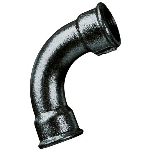 1" Bspp Fem Equal 90 Bend Black