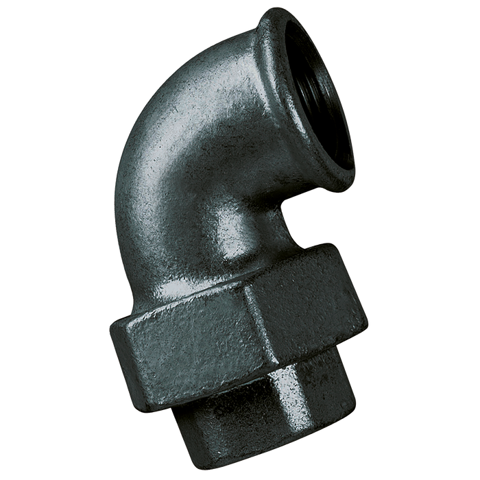 2" Bspp F/F Taperseat 90¬∞ Elbow Black