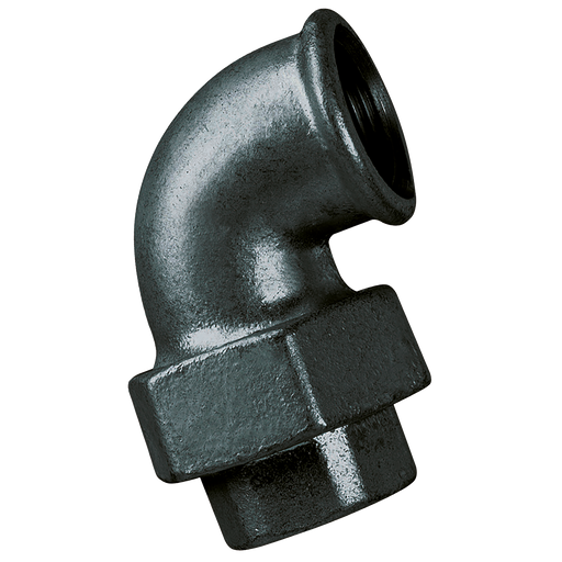 1" Bspp F/F Taperseat 90¬∞ Elbow Black