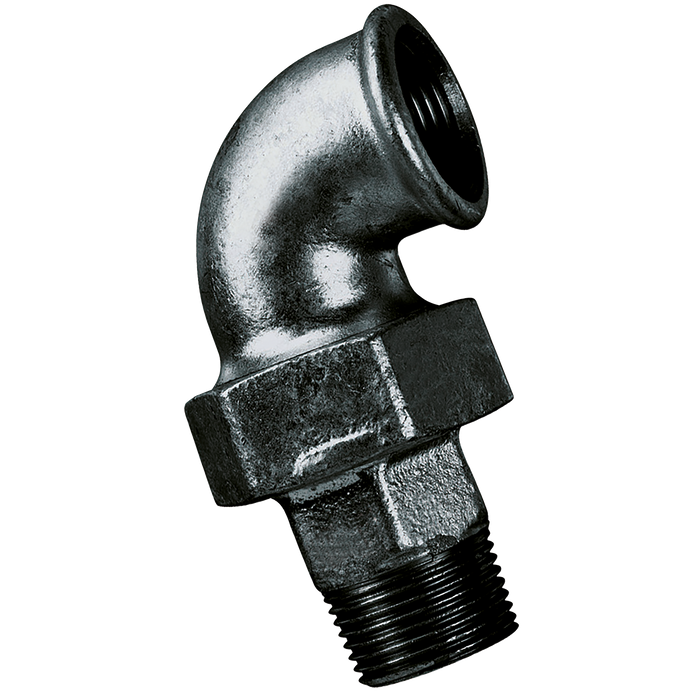 1.1/4"Bsp Mxf 90 Union Elb.Blk