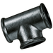 1/4"Bsp F90 Equal Tee Black
