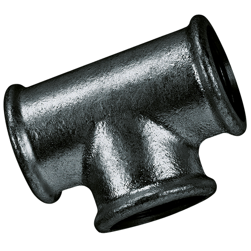 3/8"Bsp F90 Equal Tee Black