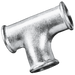 1.1/2"Bspp Fem Pitcher Tee 90 Galvanised 131