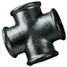 1.1/4"Bsp Fem Equal Cross Black 180