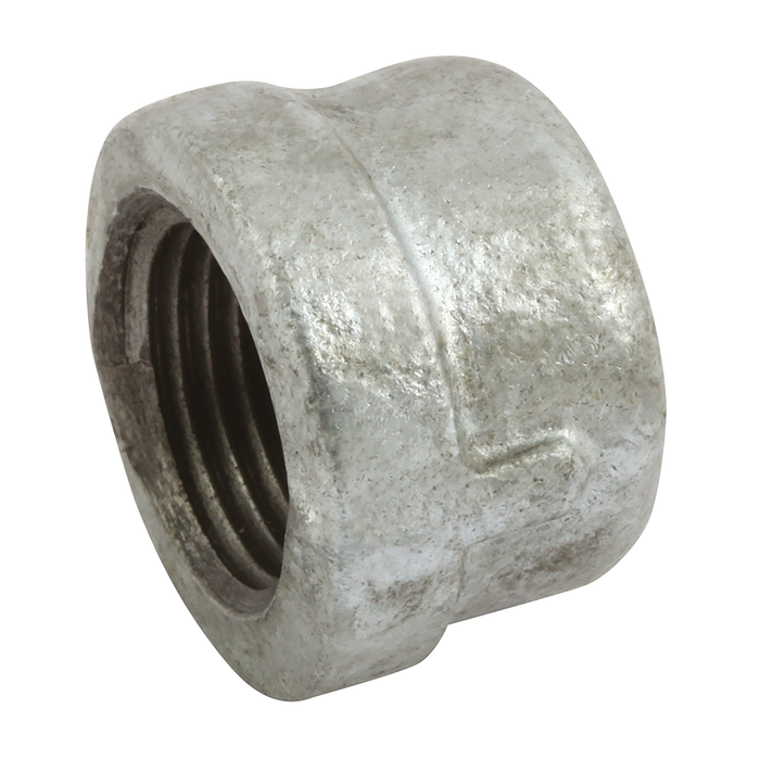 1.1/2" Round Caps Galvanised