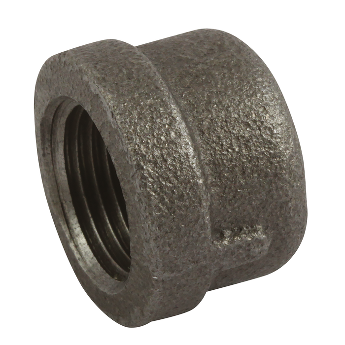 1.1/4" Round Caps Black