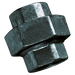 1.1/2"Bspp/Bspp Fem/Fem Equal Union Blk