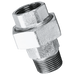 3/8" Bspt/Bsp Male/Fem Equal Union Galvanised