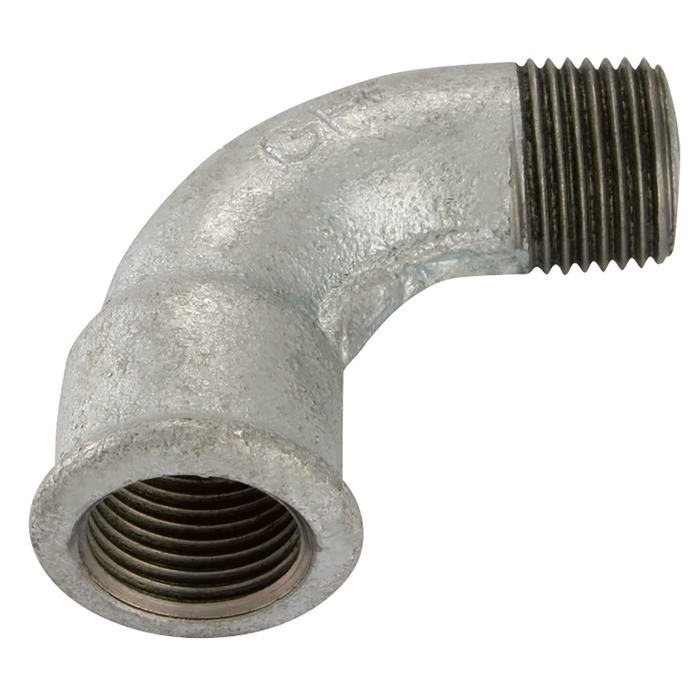 1.1/4"Bsp/T Male/F Short Bend Galvanised Gf1Ag