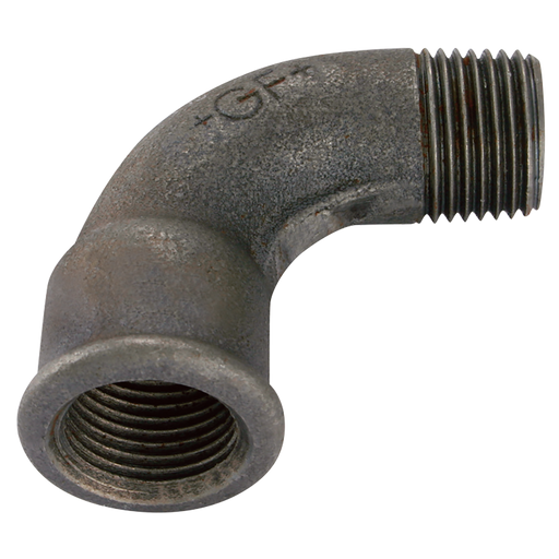 1" Bsp/T Male/F Short Bend Black Gf1A