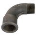1.1/2"Bsp/T Male/F Short Bend Black Gf1A