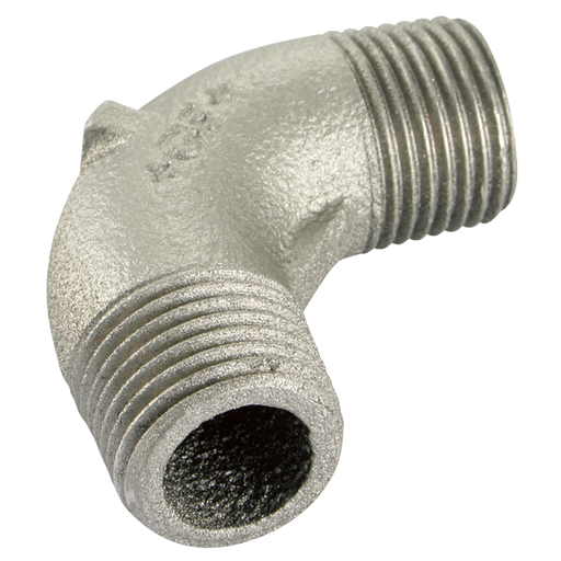 1" Bspt Male/Male Elbow 90 Galvanised Gf94G