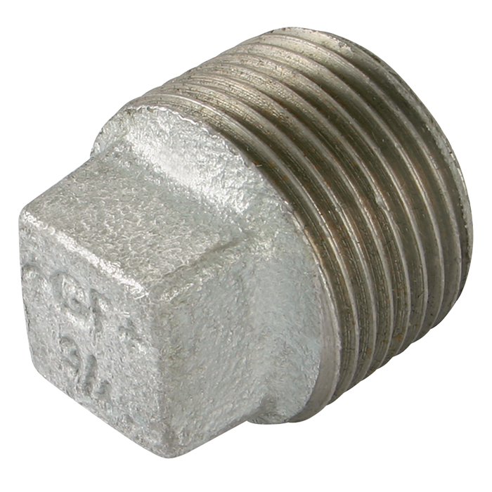 3/8" Bspt Male Solid Plug Galvanised Gf291Sg