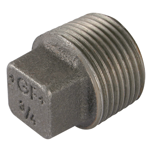 1/8" Bspt Male Solid Plug Black Gf291S