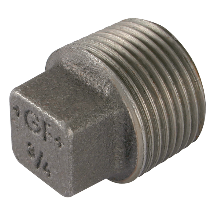 1.1/4"Bspt Male Solid Plug Black Gf291S