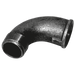 1/4" Bspt M/Fem Equal Bend Fig192 Black