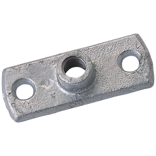3/8" Bsp Tapped Backplate Fig515 Galvanised