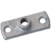 3/8" Bsp Tapped Backplate Fig515 Galvanised