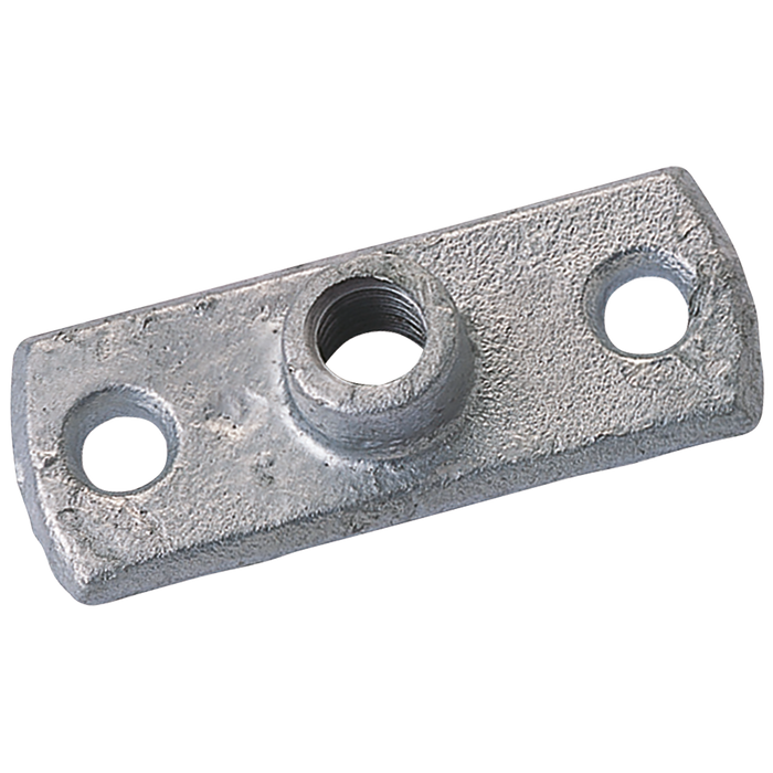 M12Metric Tapped Backplate Fig515 Galvanised