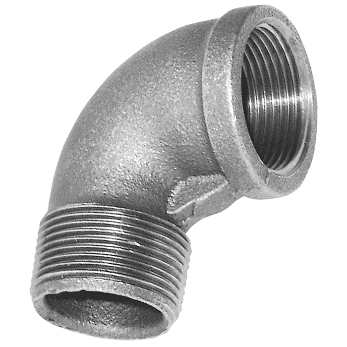 3/4"X1/2" Bspt M/Fem Elbow Fig152 Galvanised